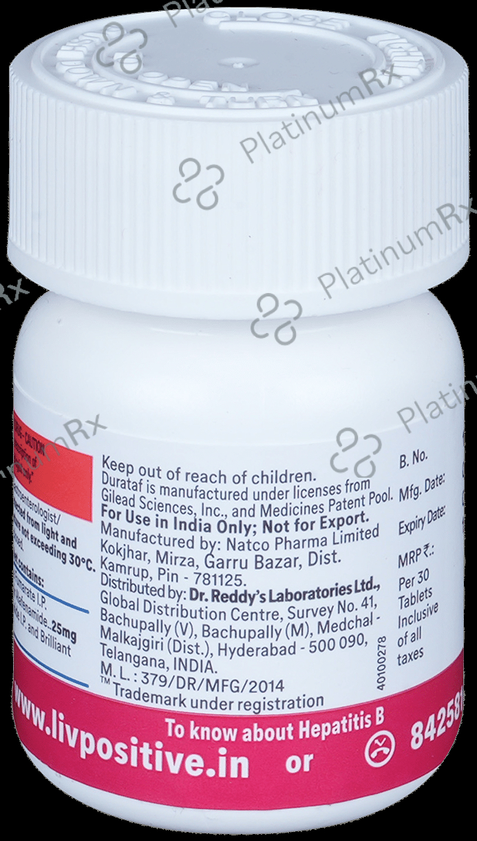 Durataf 25mg Tablet