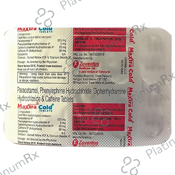 Maxtra Cold Plus Tablet 10s
