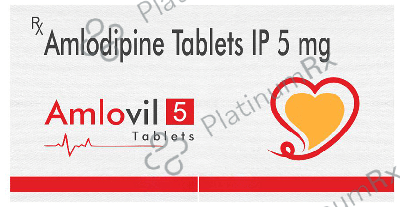 Amlovil 5mg Tablet