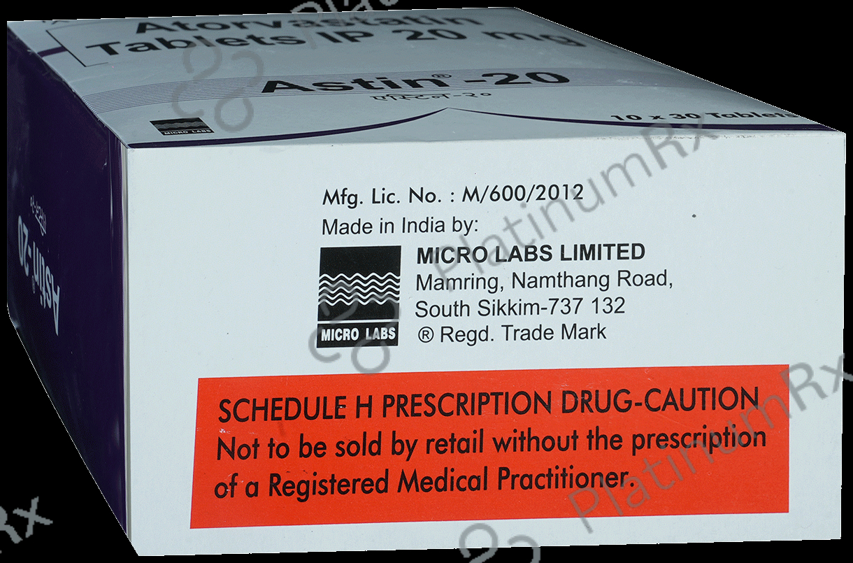 Astin 20mg Tablet 30s