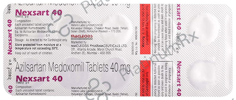 Nexsart 40mg Tablet 10s