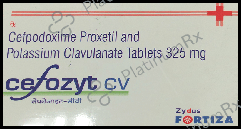 Cefozyt CV 200/125mg Tablet 10s
