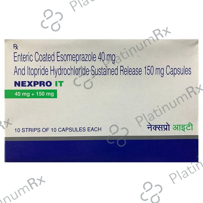 Nexpro IT 40/150mg Capsule SR 10s