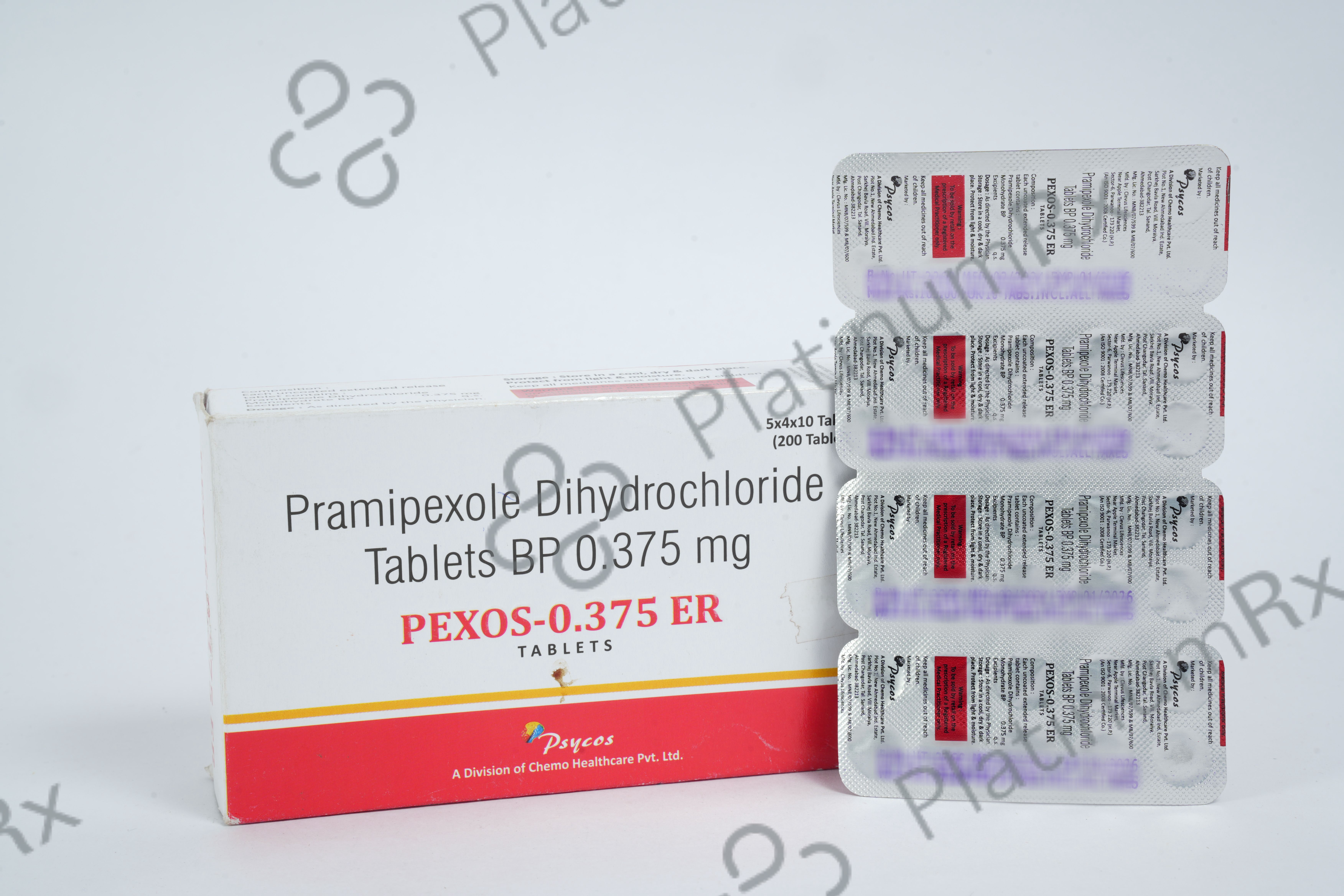 Pexos 0.375mg Tablet ER 10s
