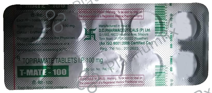 T Mate 100mg Tablet