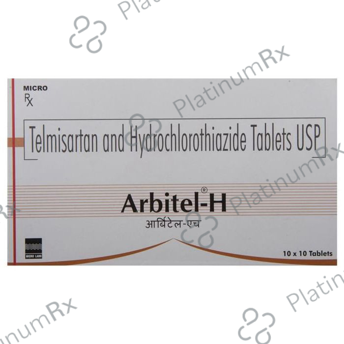 Arbitel H 12.5/40mg Tablet 10s
