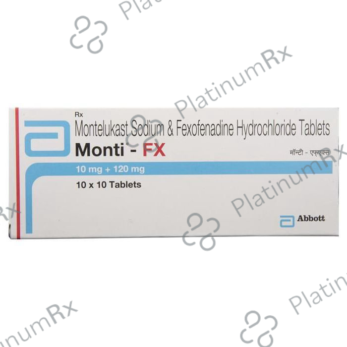 Monti FX 10/120mg Tablet 10s