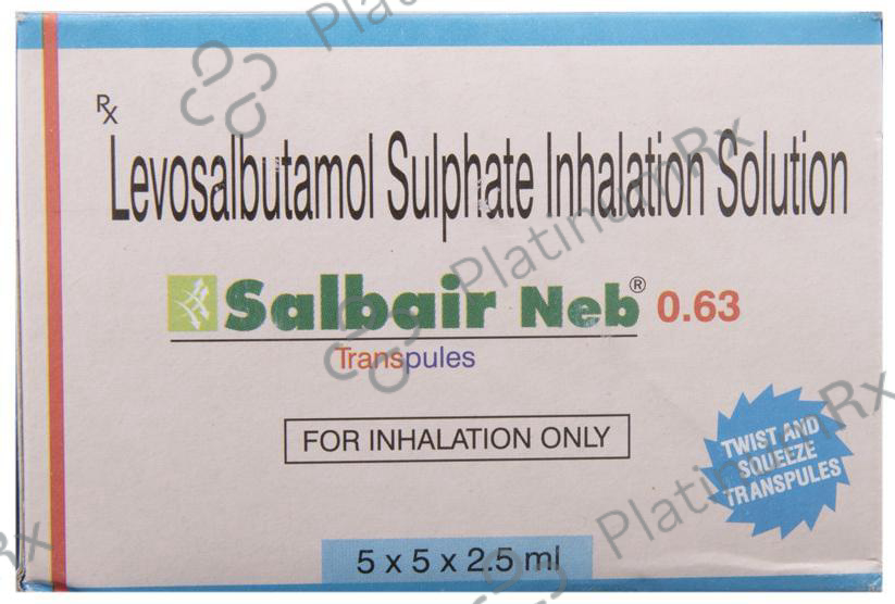Salbair Neb 0.63 Transpules Solution for inhalation