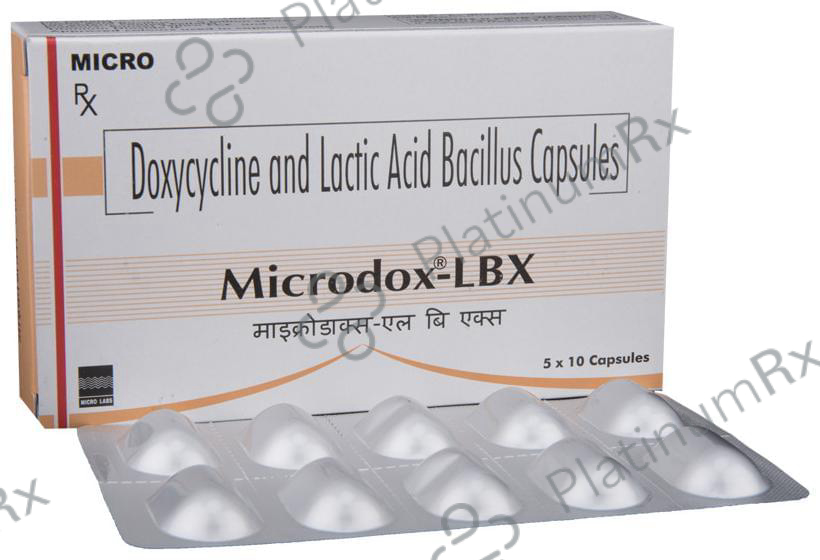 Microdox LBX 100mg/5B Capsule 10s