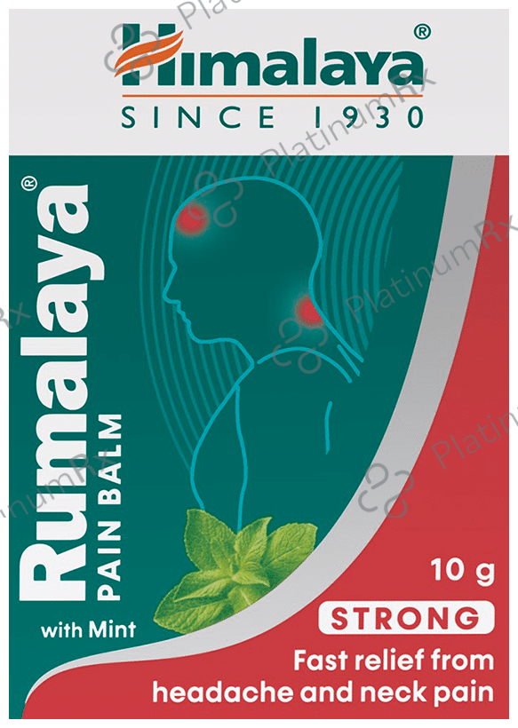 Himalaya Rumalaya Pain Balm - Fast Relief From Headache And Neck Pain Balm Strong