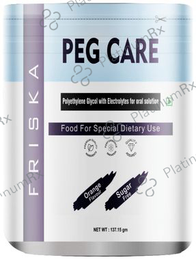 Peg Care Polyethylene Glycol with Electrolytes for Oral Solution (137.15gm Each)