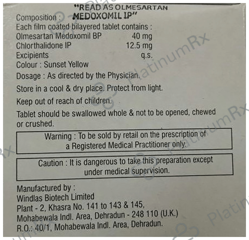 Olbet-CT 40 Tablet