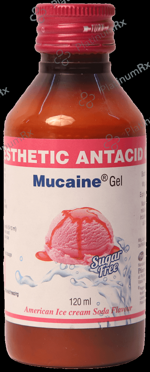 Mucaine Gel American Ice Cream Sugar Free