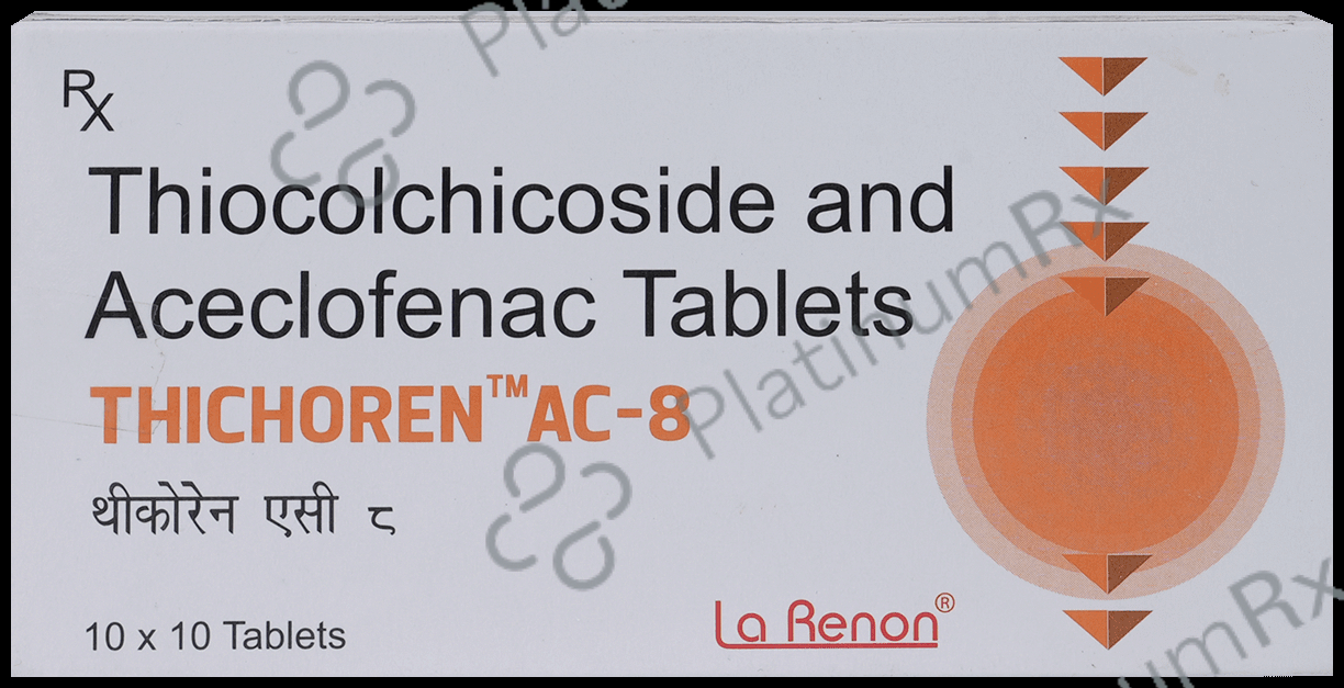 Thichoren AC 100mg/8mg Tablet