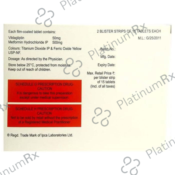 Valdiff M 500/50mg Tablet 15s