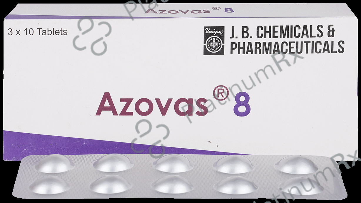 Azovas 8mg Tablet 10s