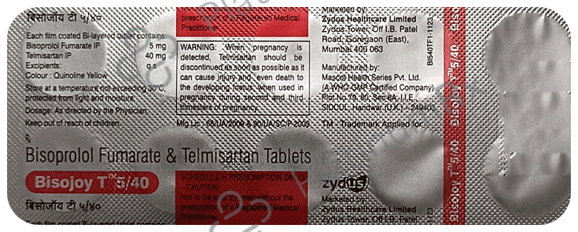 Bisojoy T 5/40mg Tablet 10s