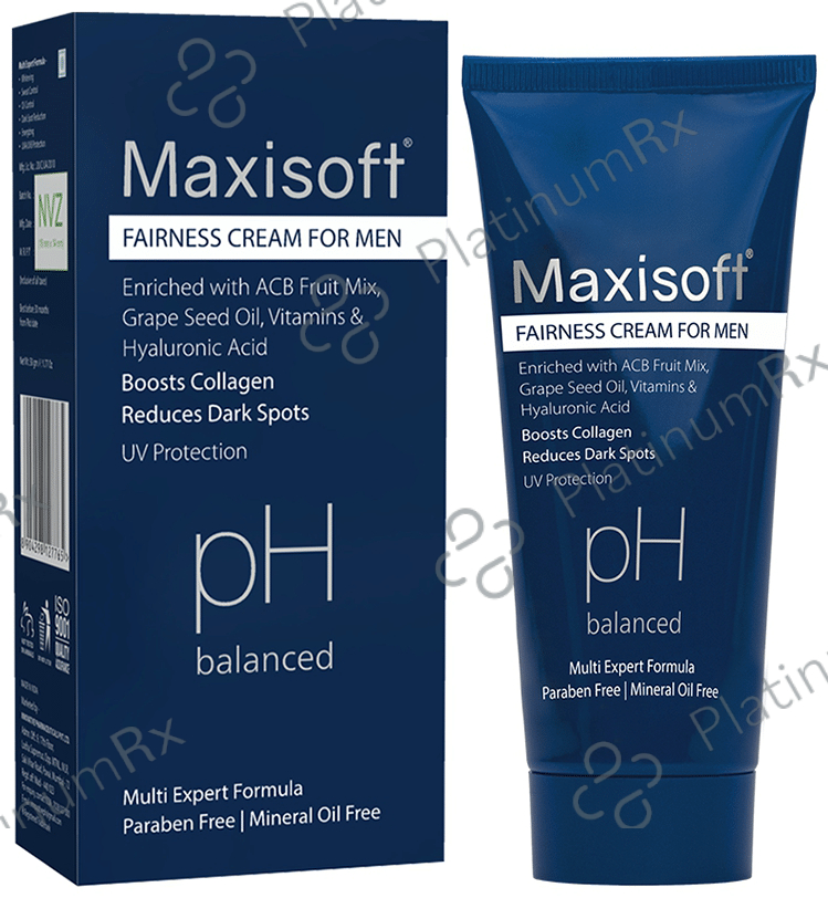 Maxisoft Fairness Cream for Men (50gm Each) 2 Tubes