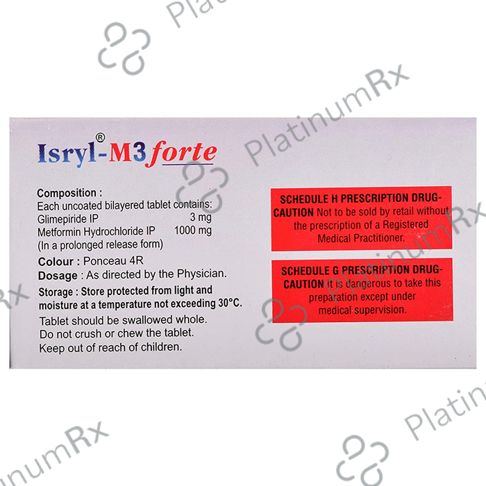 Isryl M3 Forte 3/1000mg Tablet PR 10s