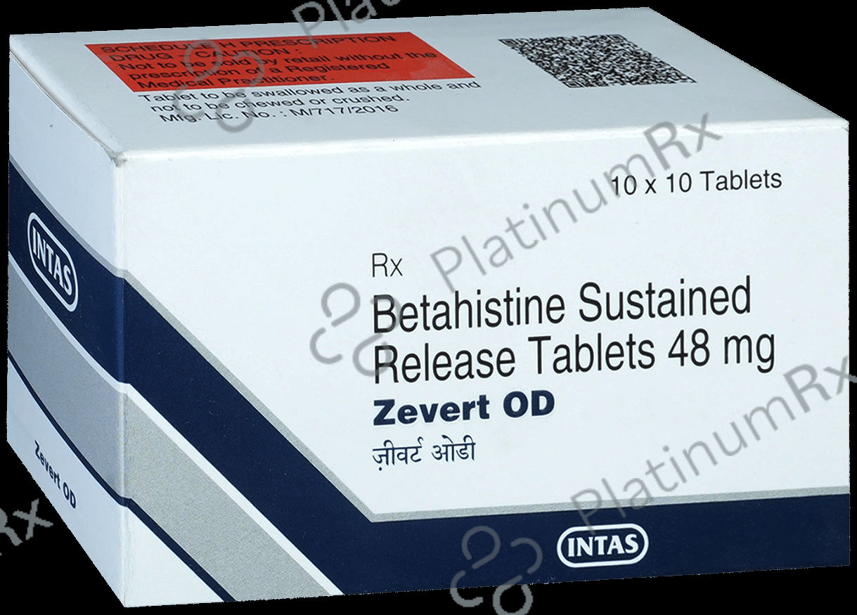 Zevert OD 48mg Tablet 10s