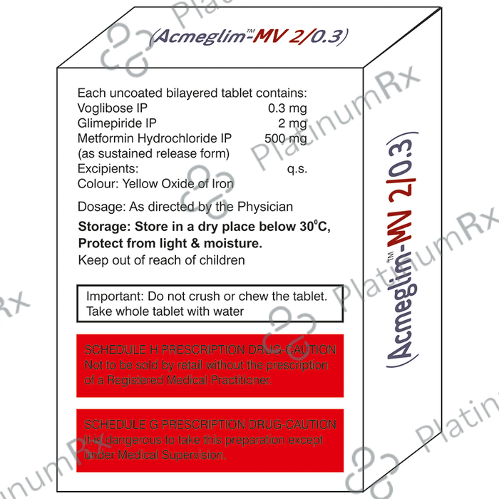 Acmeglim-MV 2/0.3 Tablet SR