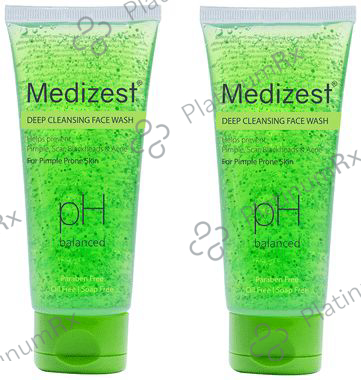 Medizest Deep Cleansing Face Wash (100ml Each) 2 Tube