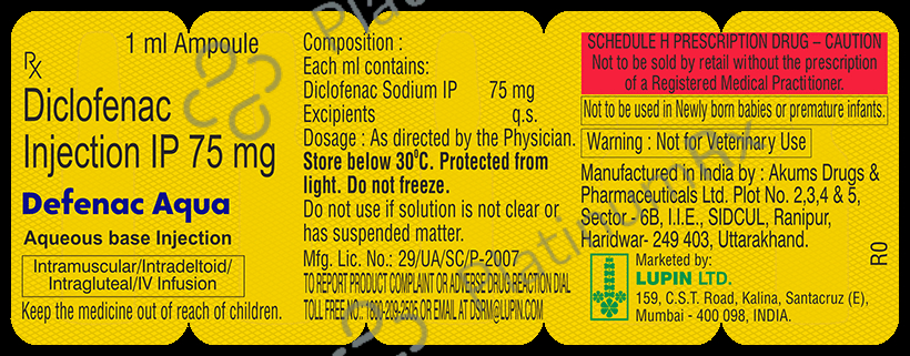 Defenac Aqua Injection