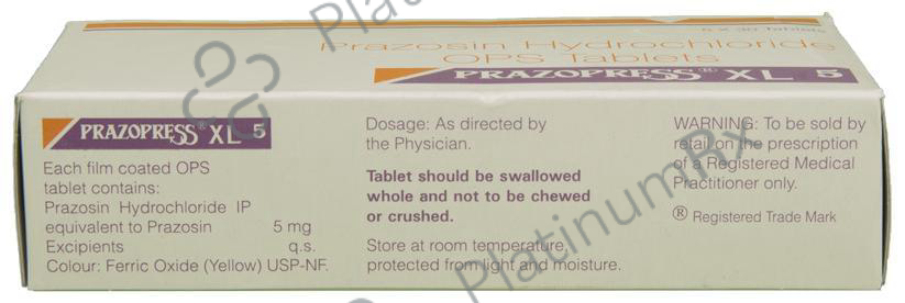 Prazopress XL 5mg Tablet OPS 30s