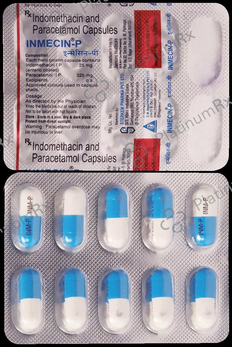 Inmecin P 25mg/325mg Capsule
