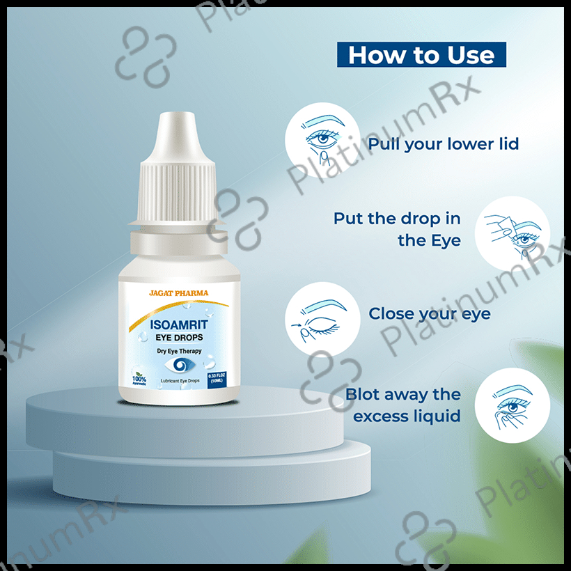 Jagat Pharma Advance Isoamrit Eye Drop (10ml Each)