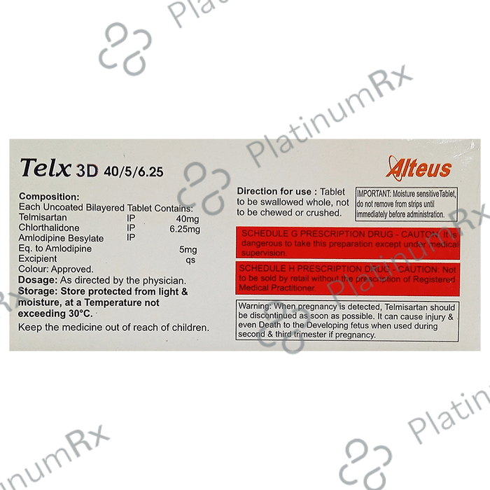 Telx 3D 40/5/6.25 Tablet