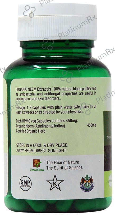 Umalaxmi Organics Neem Veg Capsules