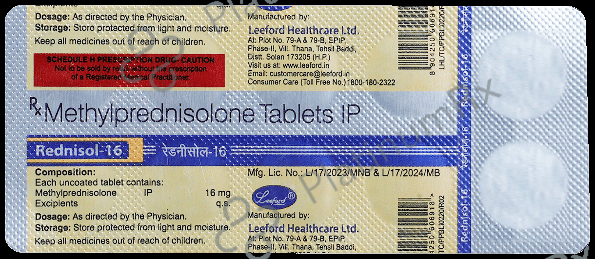 Rednisol 16mg Tablet 10s