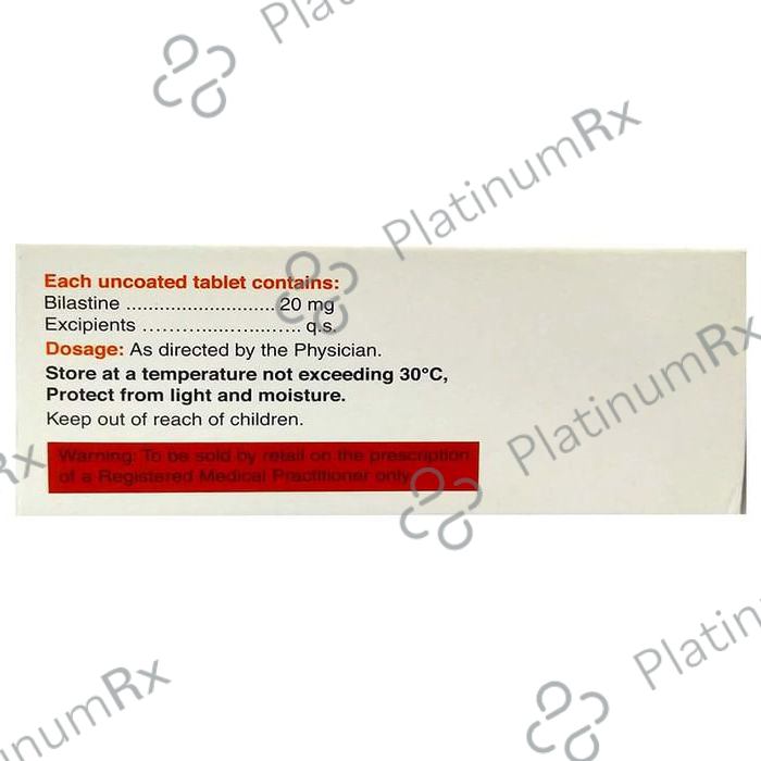 Bilafav 20mg Tablet 10s