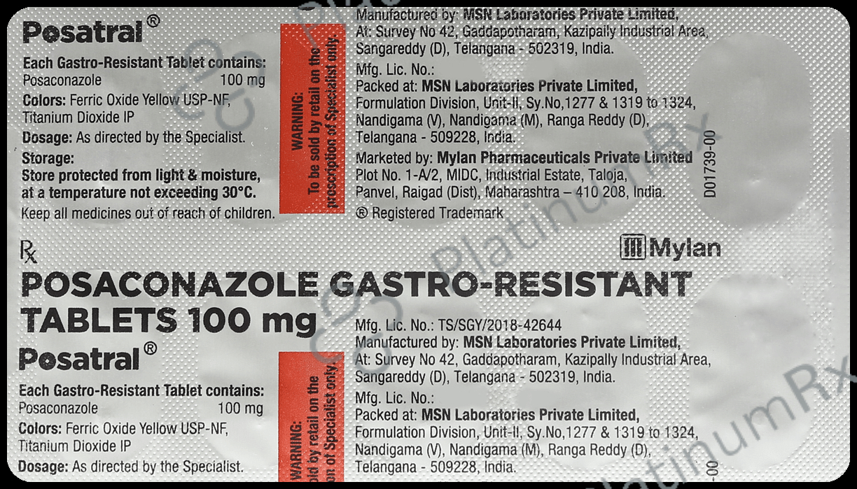 Posatral Tablet 10s