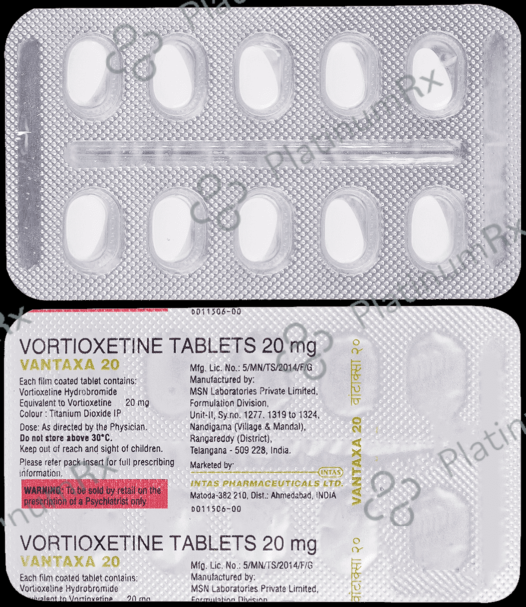 Vantaxa 20mg Tablet