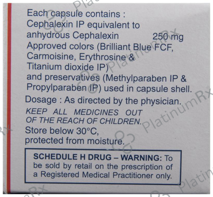 Sporidex 250mg Capsule 10s