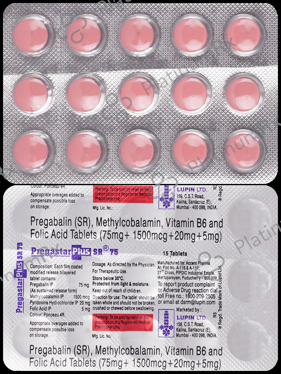 Pregastar Plus SR 75 Tablet 15 Tablet SR