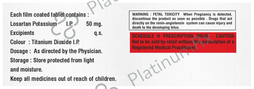 Losarix 50mg Tablet