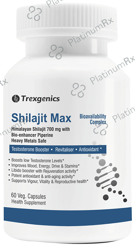 Trexgenics Shilajit Max Veg Capsule