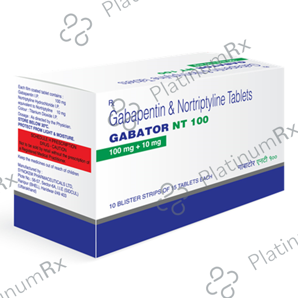 Gabator NT 100/10mg Tablet 15s