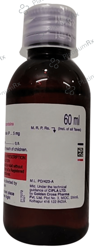 Alerid 5mg Syrup 60ml