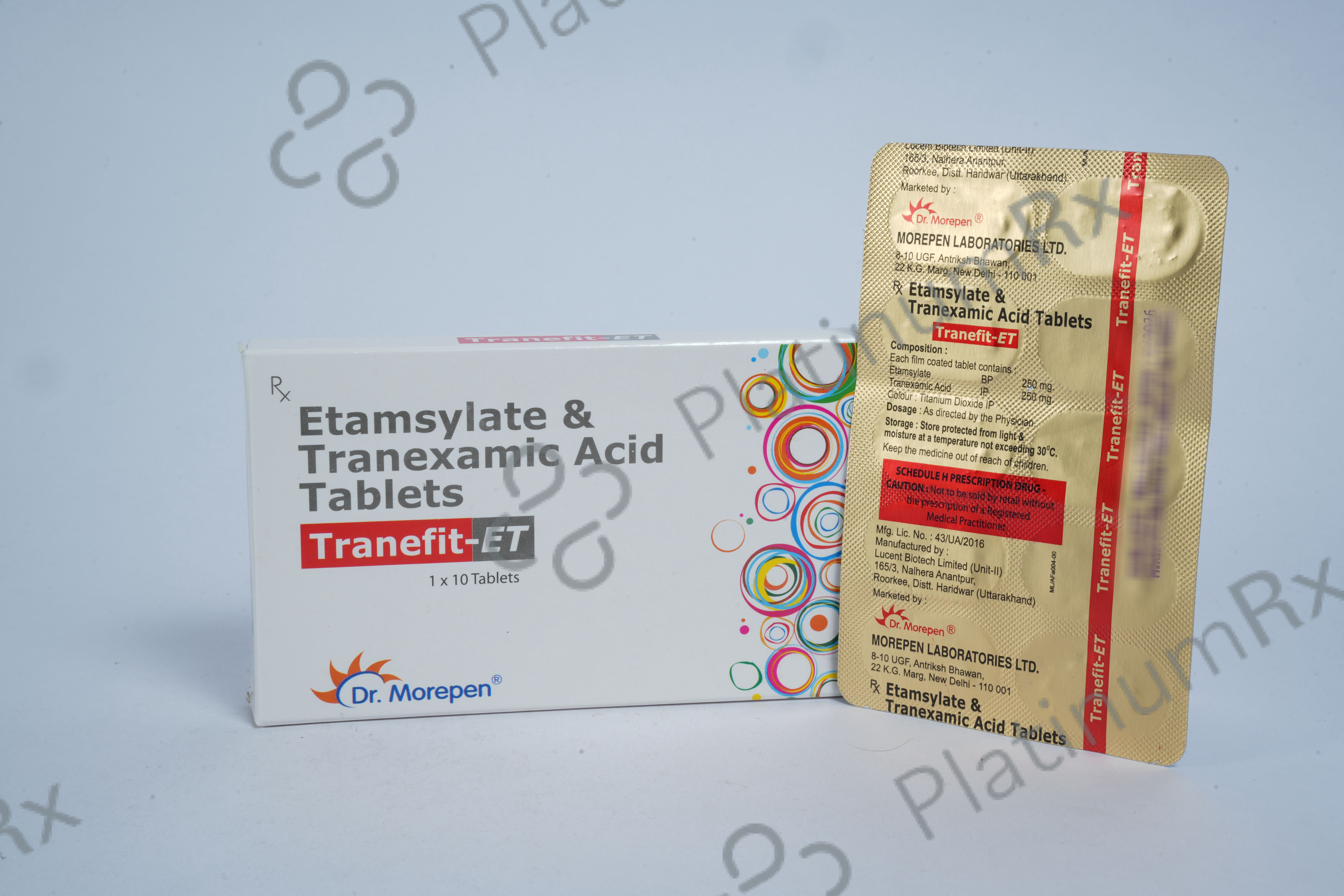 Tranefit ET 250/250mg Tablet 10s