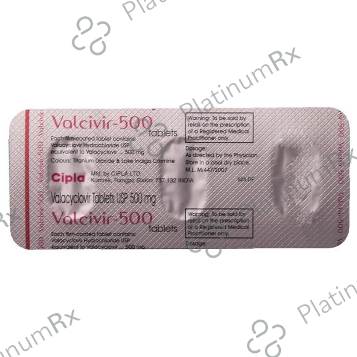 Valcivir 500mg Tablet 3s