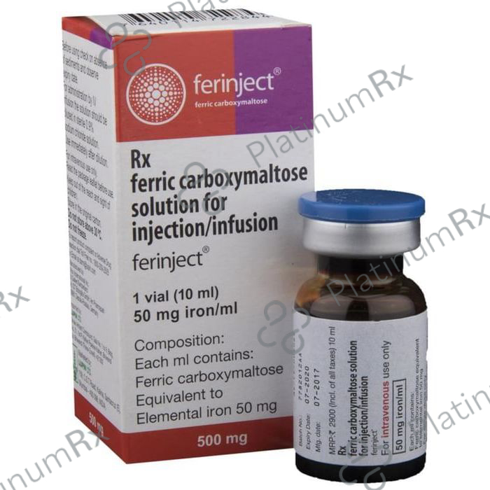 Ferinject 50mg Solution for Injection 10ml