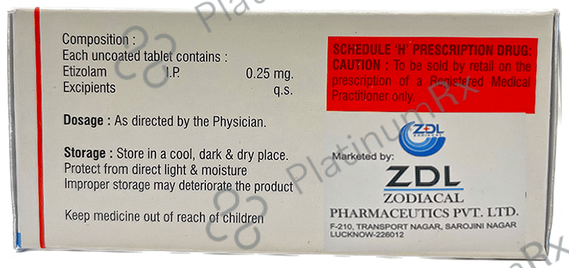 Etifree 0.25 Tablet