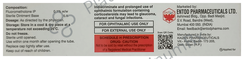 Eflo 0.1% Eye Ointment