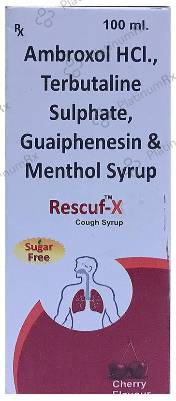 Rescuf-X Syrup Cherry Sugar Free