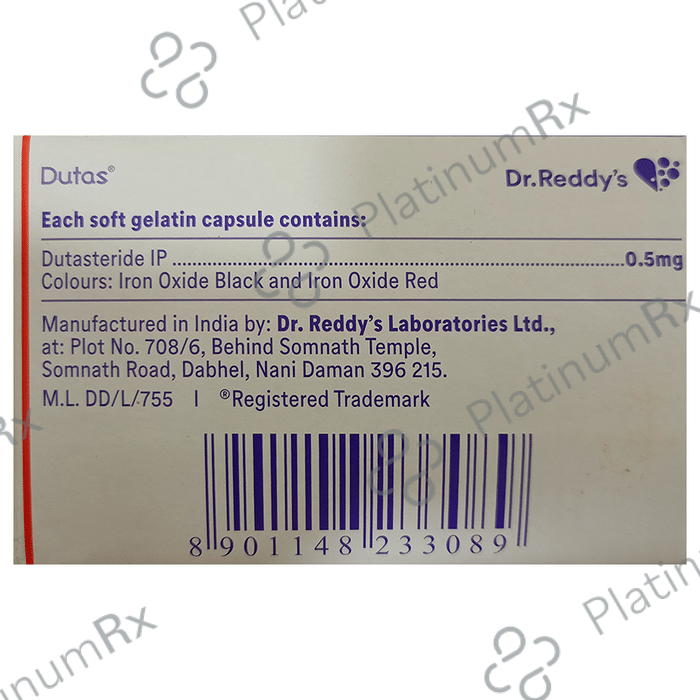 Dutas 0.5mg Capsule 30s
