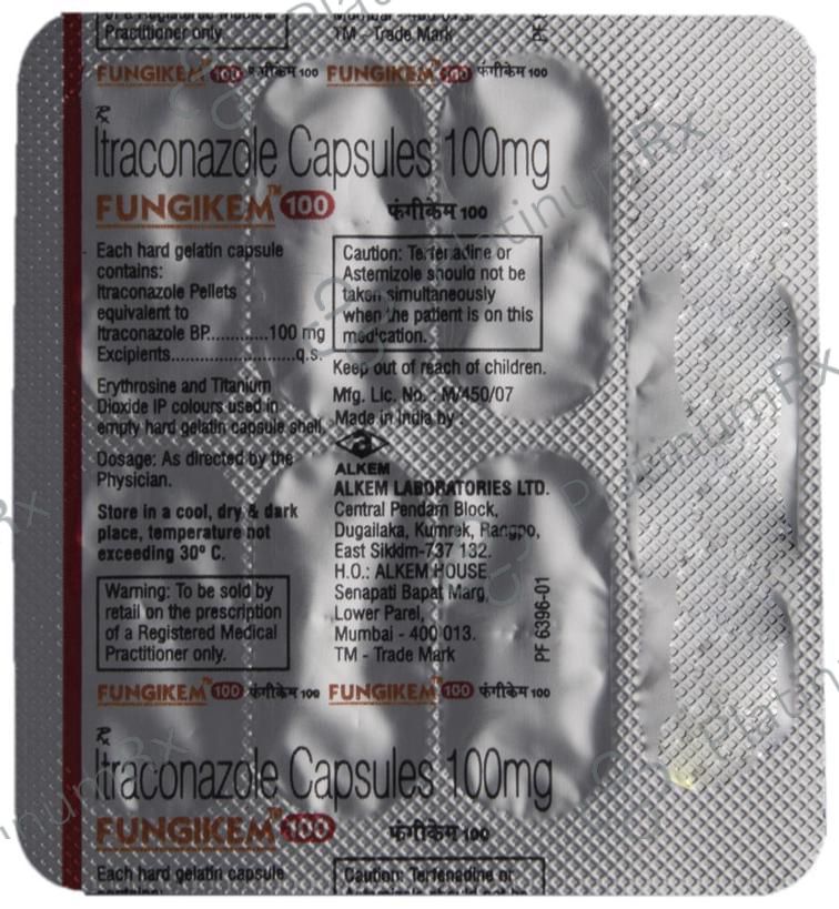 Fungikem 100 Capsule 7 Capsule